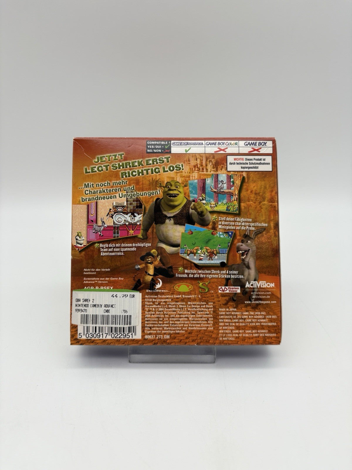 Shrek 2: The Game (Nintendo GameBoy Advance) - GBA - OVP + Anleitung