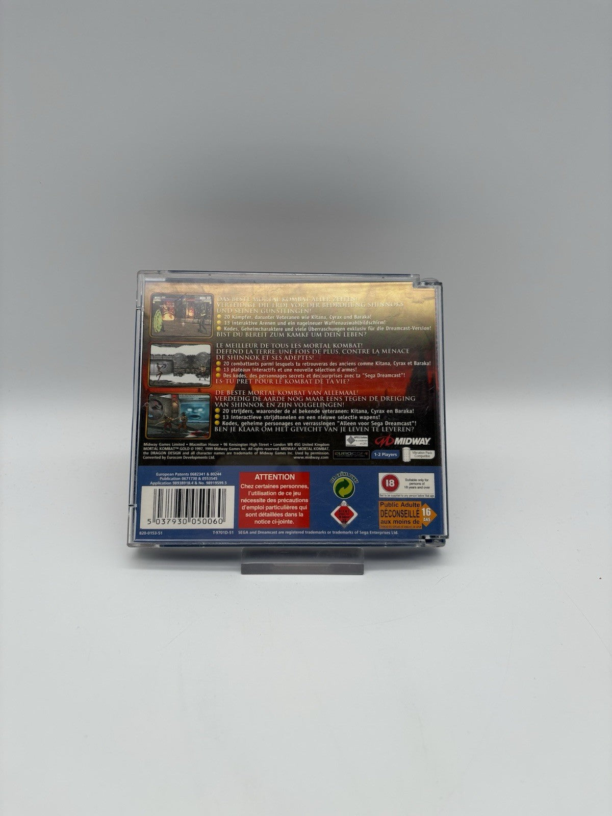 Mortal Kombat Gold - Sega Dreamcast - OVP - Ohne Anleitung