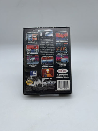 T2 The Arcade Game - Terminator 2 - Sega Genesis - OVP + Anleitung