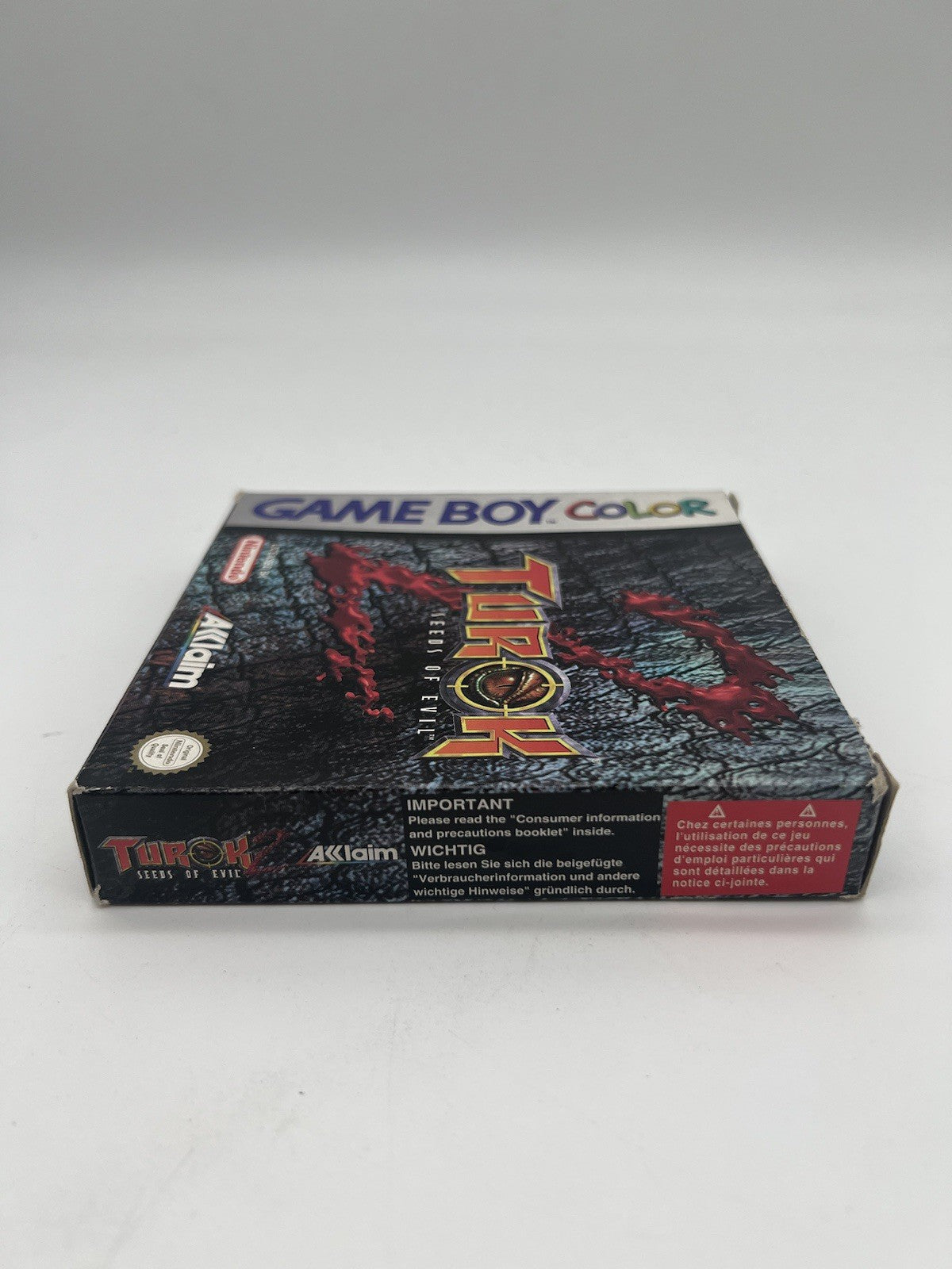 Turok 2 Seeds Of Evil - Nintendo Gameboy Color - OVP + Anleitung