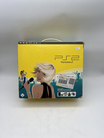 Sony PlayStation 2 PS2 Slim Leerkarton Nur OVP - Ohne Konsole - Singstar Edition