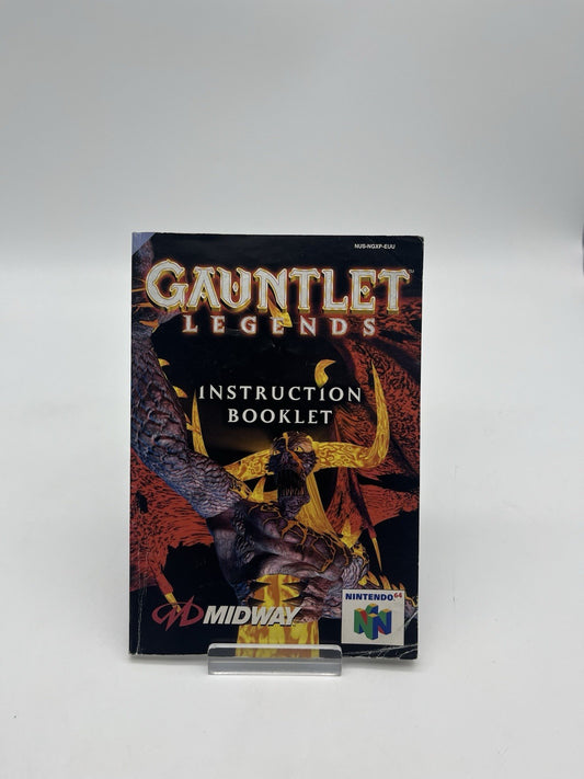 Gauntlet Legends - Nintendo 64 - N64 - Nur Anleitung