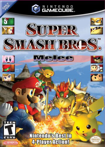 Super Smash Bros. Melee Nintendo GameCube - Leerhülle Mit Anleitung - Ohne Spiel