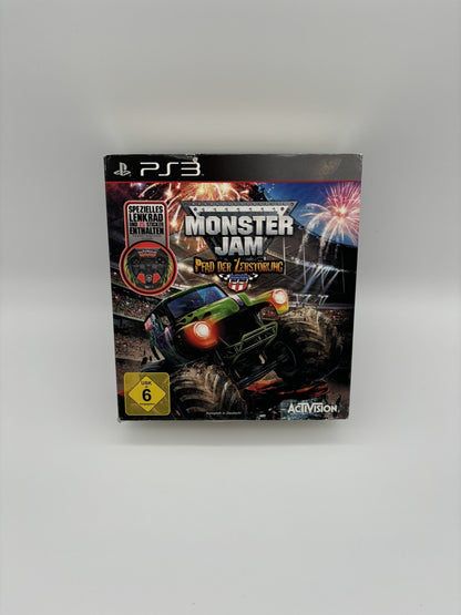 Monster Jam - Pfad der Zerstörung - Sony PlayStation 3 - PS3 - OVP - Wheel