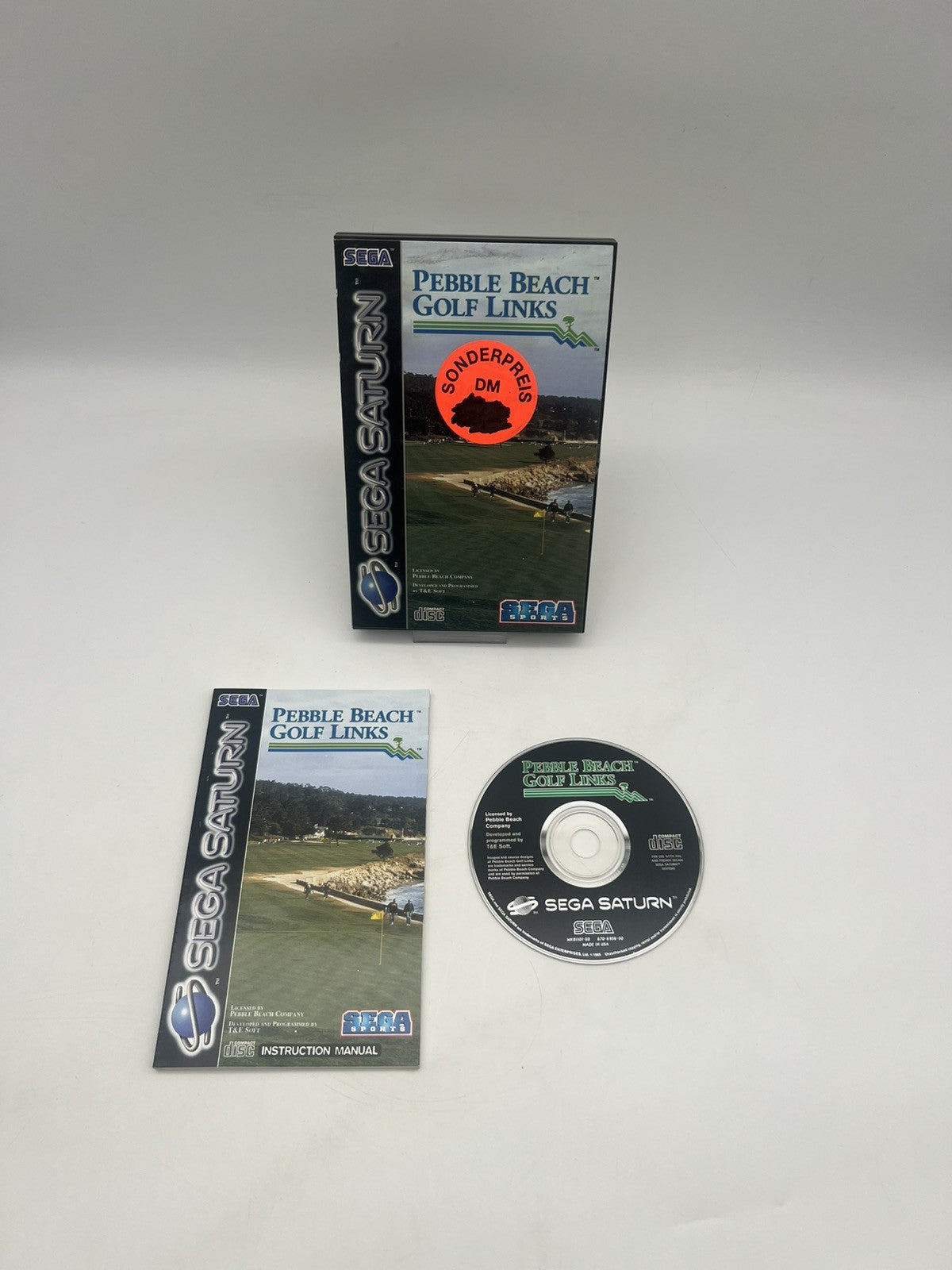 Pebble Beach Golf Links - Sega Saturn - OVP + Anleitung