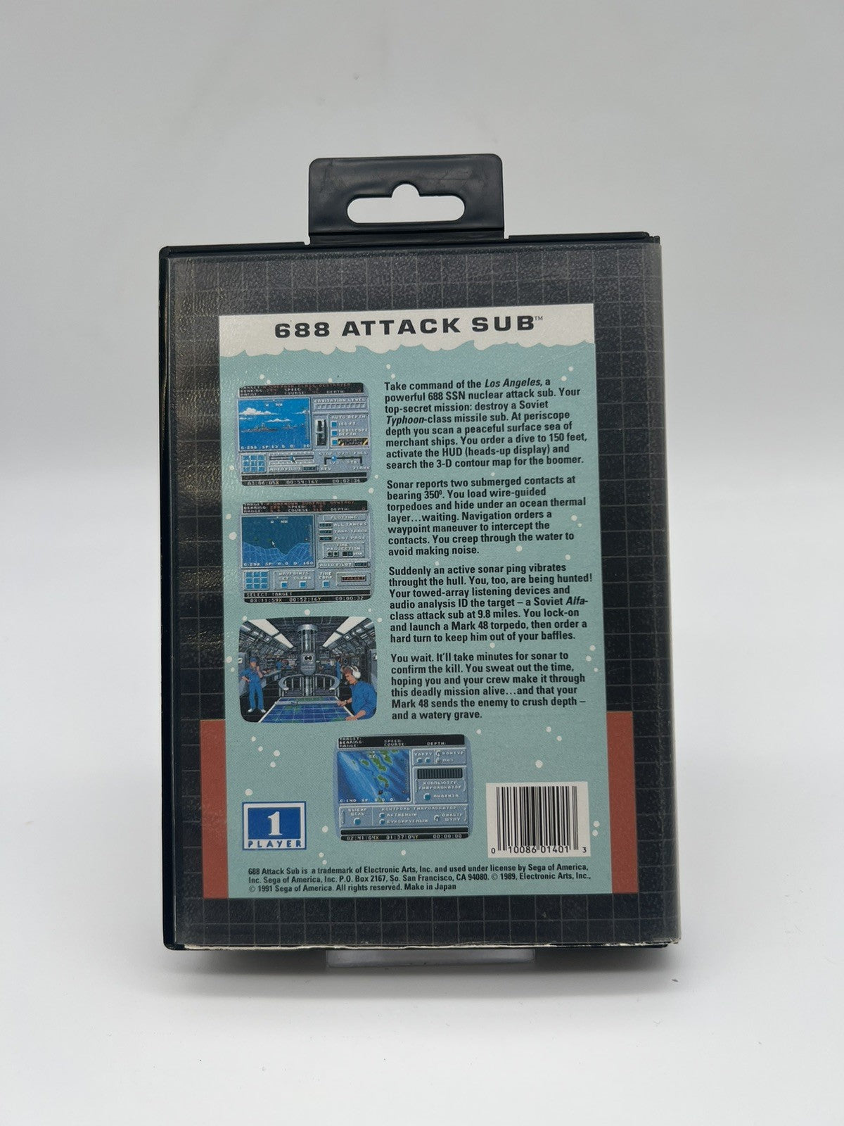 688 Attack Sub - Sega Genesis - OVP + Anleitung