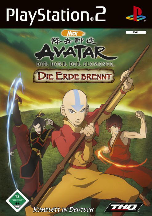 Avatar Der Herr der Elemente: die Erde Brennt (Sony PlayStation 2) - PS2 - NEU