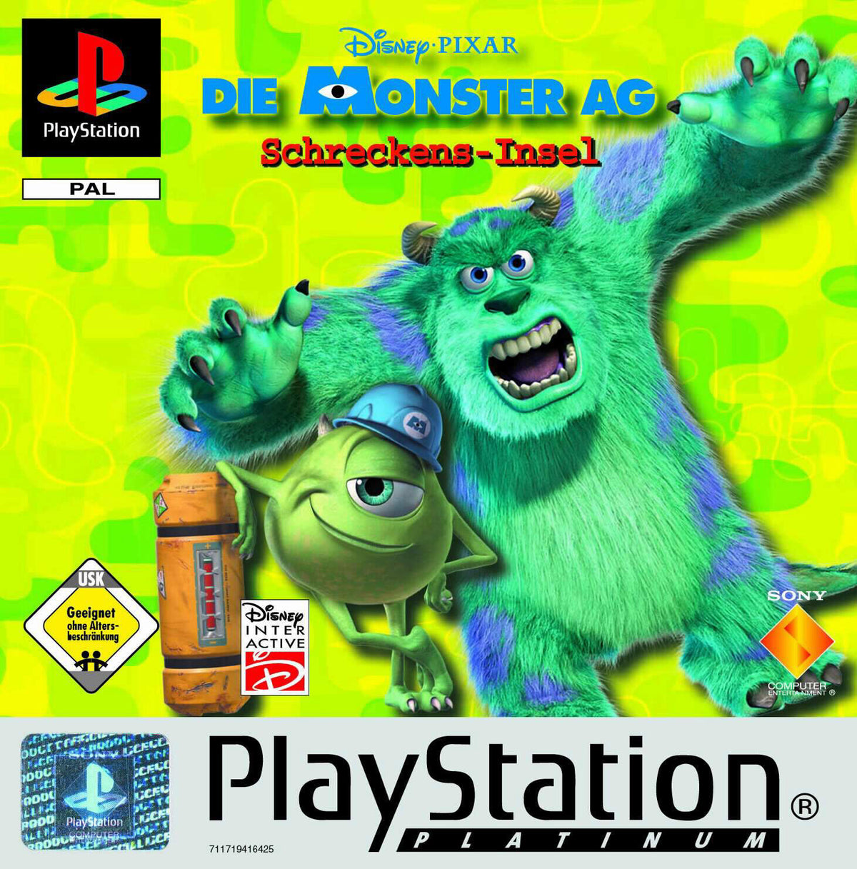 Die Monster Ag: Schreckens-Insel - Sony PlayStation 1 - PS1 - OVP + Anleitung