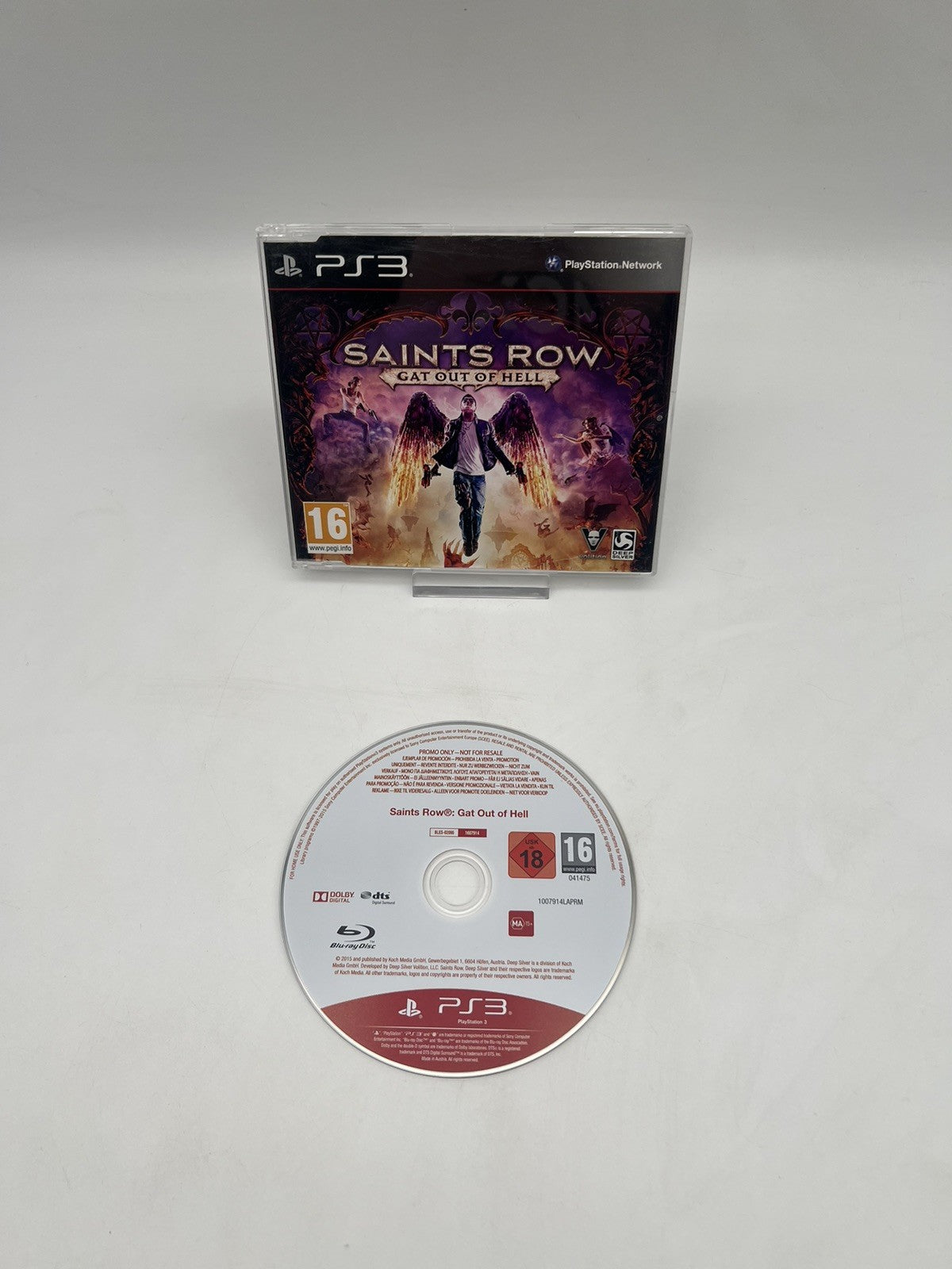 Saints Row Gat Out Of Hell - Sony PlayStation 3 - PS3 - Promo CD - Selten