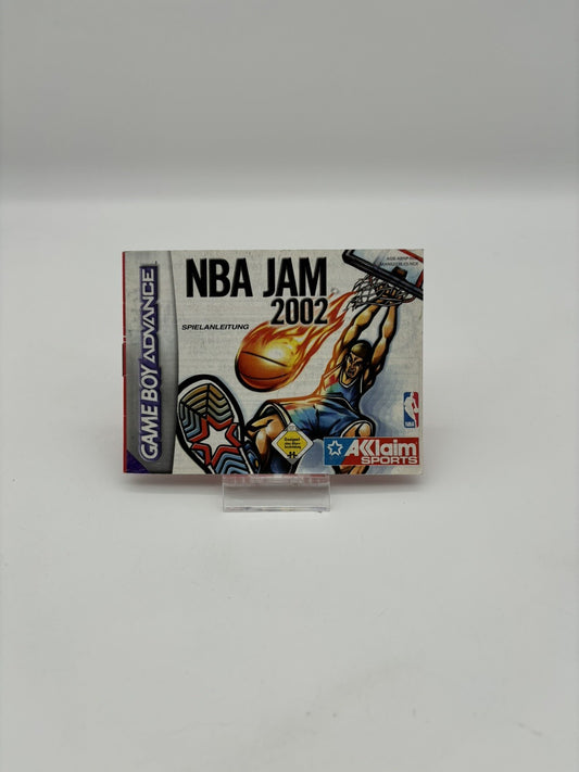 NBA Jam 2002 - Nintendo Gameboy Advance - GBA - Nur Anleitung