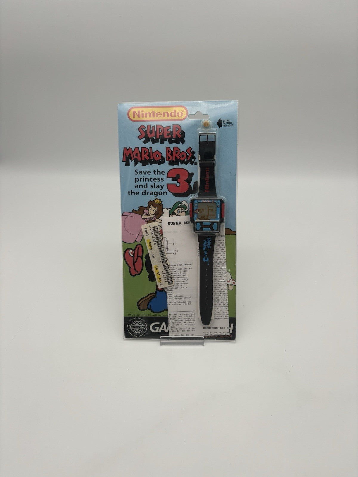 Nintendo Super Mario Bros. 3 Game Watch Armbanduhr - NEU & OVP - Sehr Selten Uhr