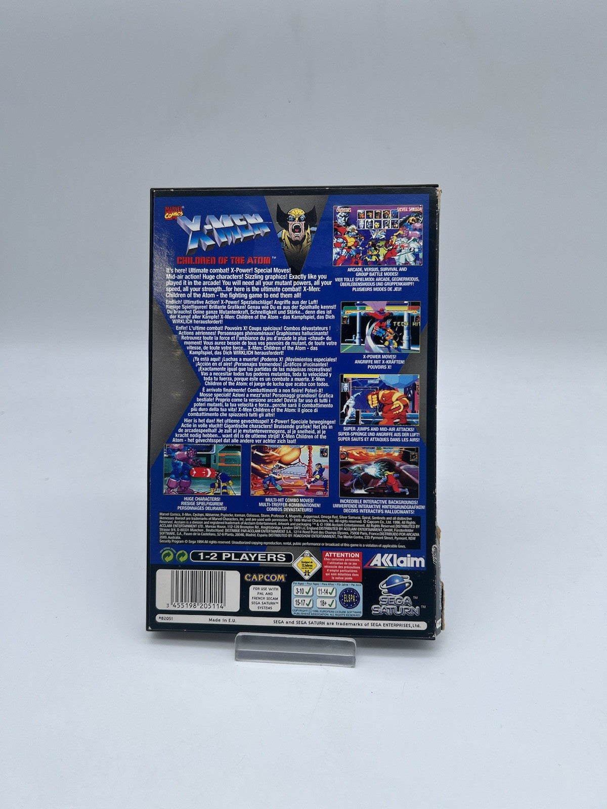 X-Men: Children of the Atom - Sega Saturn - OVP + Anleitung