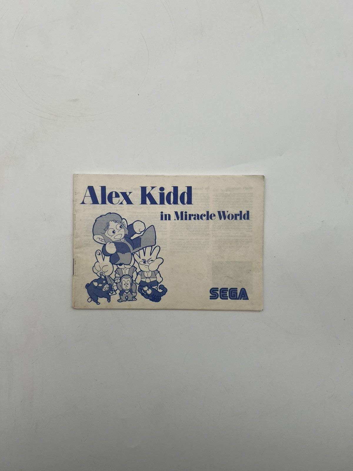 Alex Kidd in Miracle World - Sega Master System - Nur Anleitung