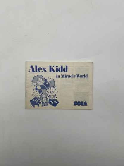 Alex Kidd in Miracle World - Sega Master System - Nur Anleitung