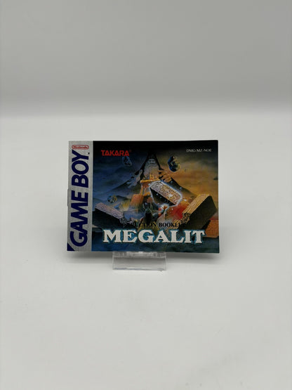 Megalit - Nintendo Gameboy Classic - Nur Anleitung - Original