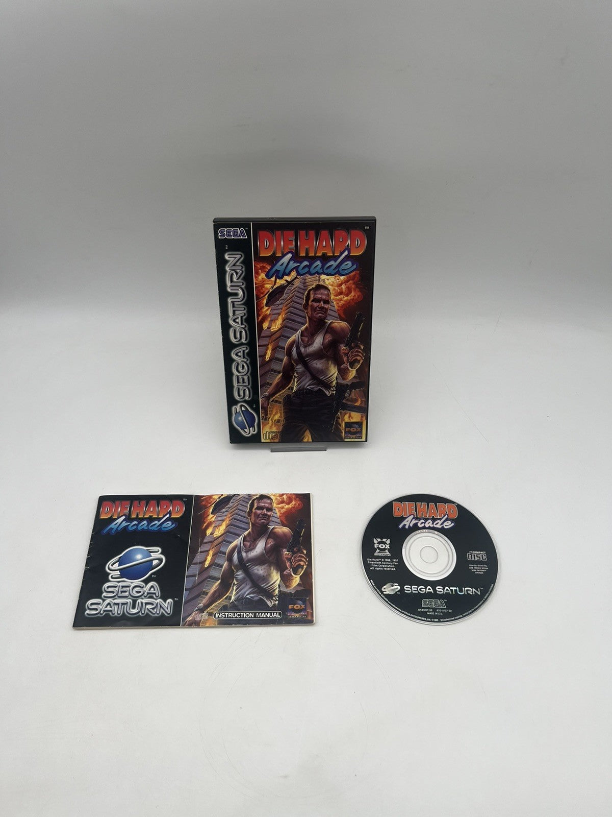 Die Hard Arcade - Sega Saturn - OVP + Anleitung