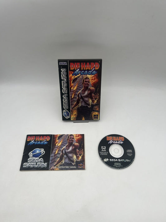 Die Hard Arcade - Sega Saturn - OVP + Anleitung