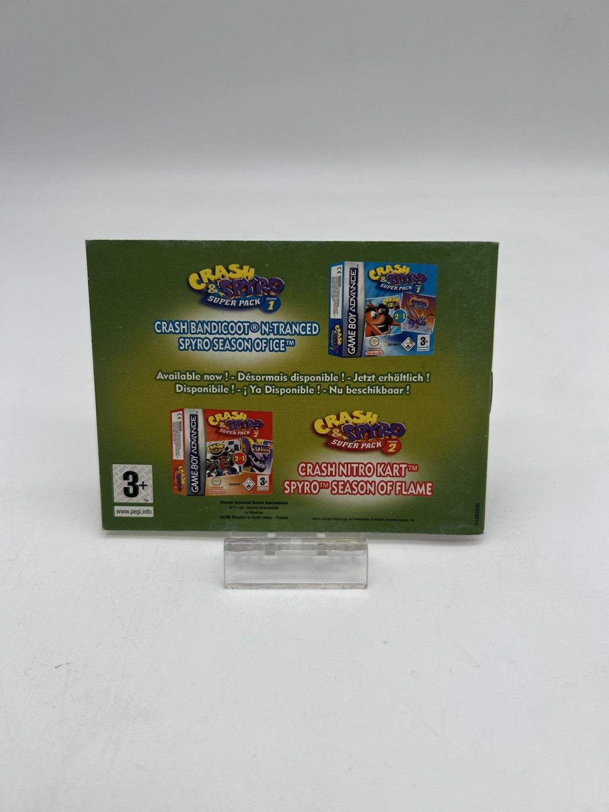 Crash & Spyro Super Pack 3 - Nintendo GameBoy Advance - GBA - Nur Anleitung