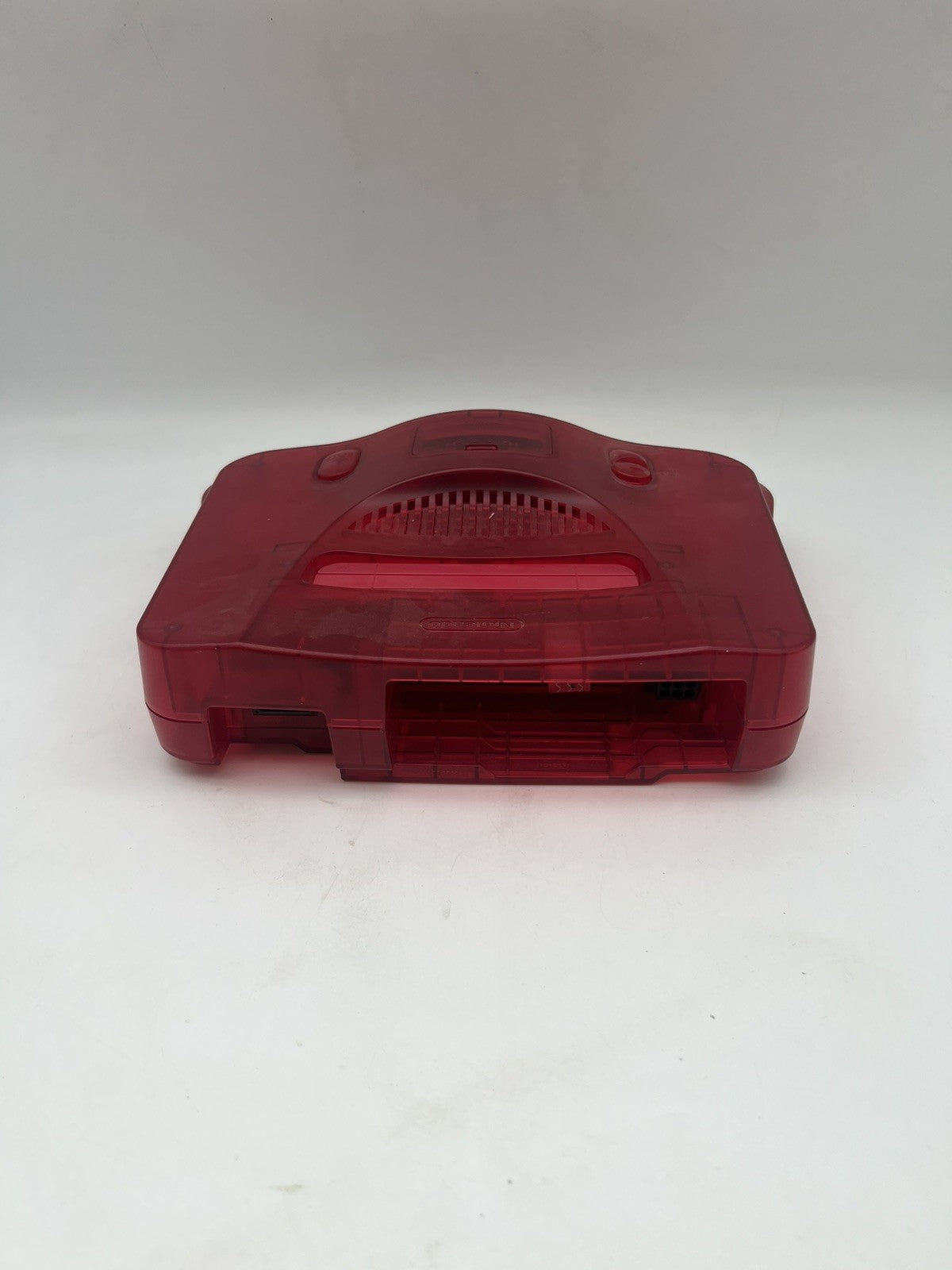 Nintendo 64 N64 Konsole + Alle Kabel - Watermelon Wassermelone rot Transparent
