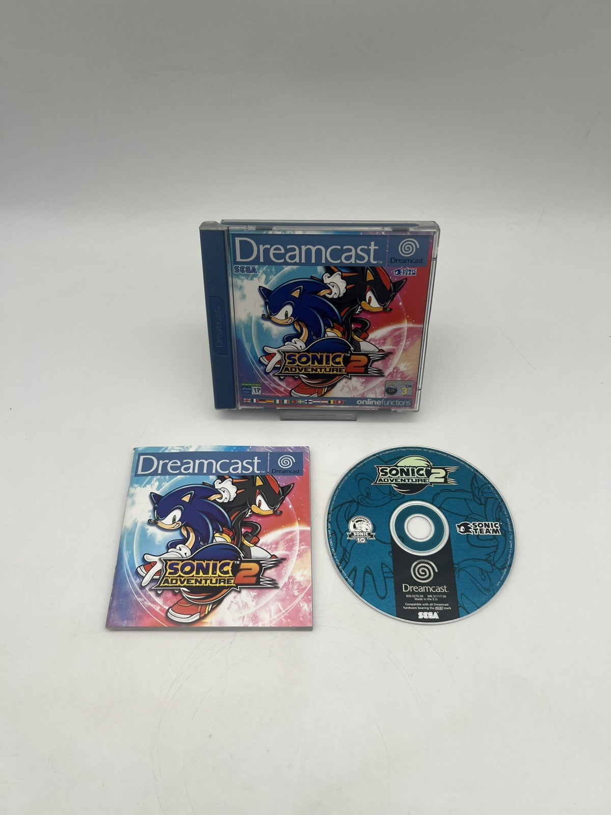 Sonic Adventure 2 - Sega Dreamcast - OVP + Anleitung