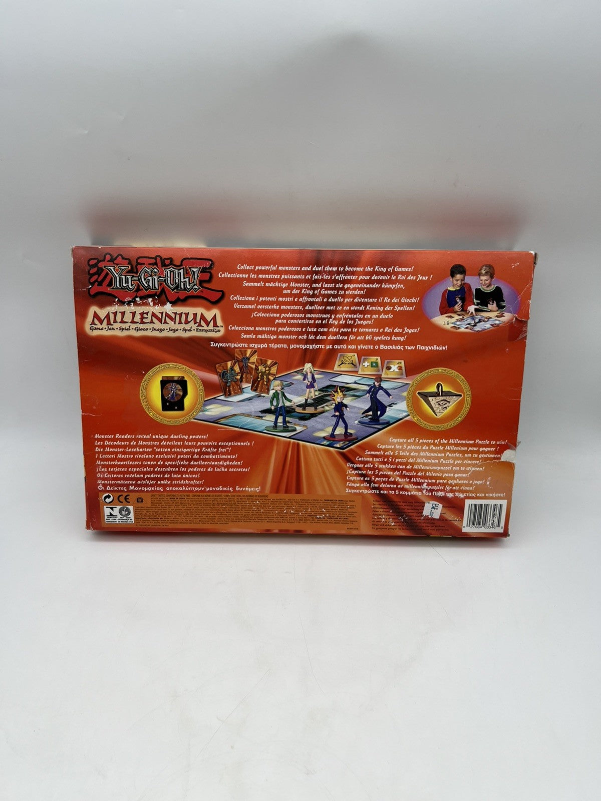 Yu-Gi-Oh! Millenium Brettspiel Gesellschaftsspiel Mattel 2002  Vollständig