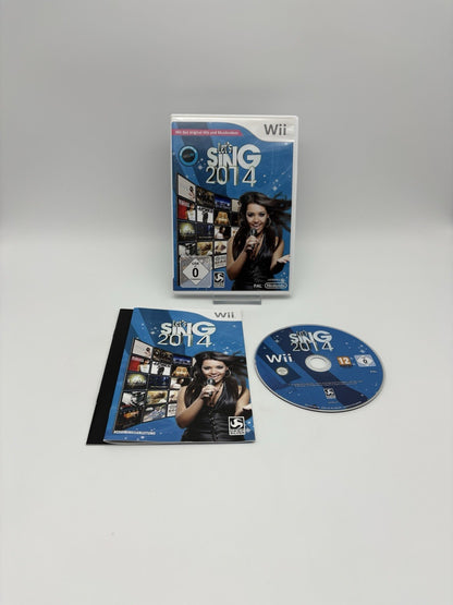 Let's Sing 2014 (Nintendo Wii) - OVP + Anleitung