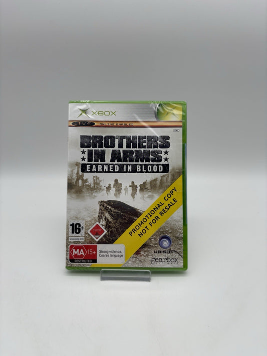 Brothers in Arms: Earned in Blood (Microsoft Xbox Classic) - NEU Sealed - Promo