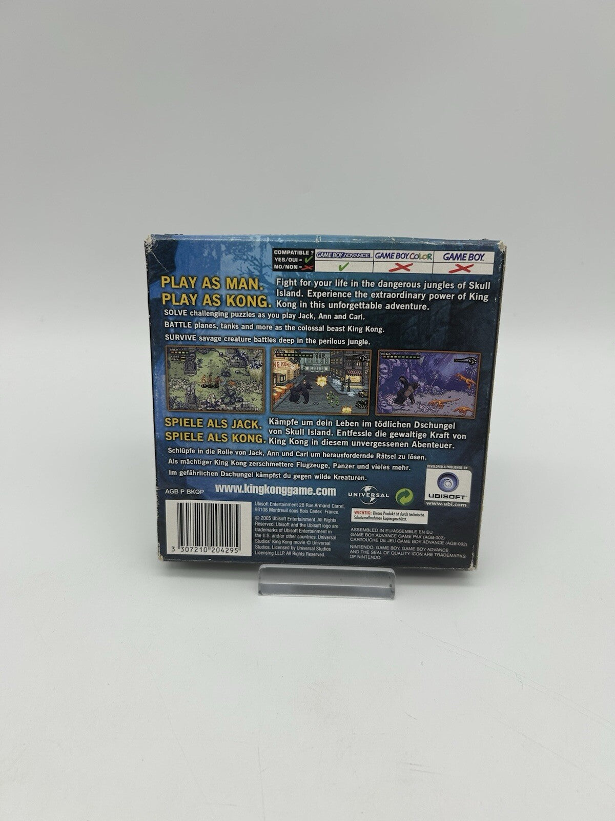 King Kong - The Official Game of The Movie Nintendo GameBoy Advance - GBA - OVP