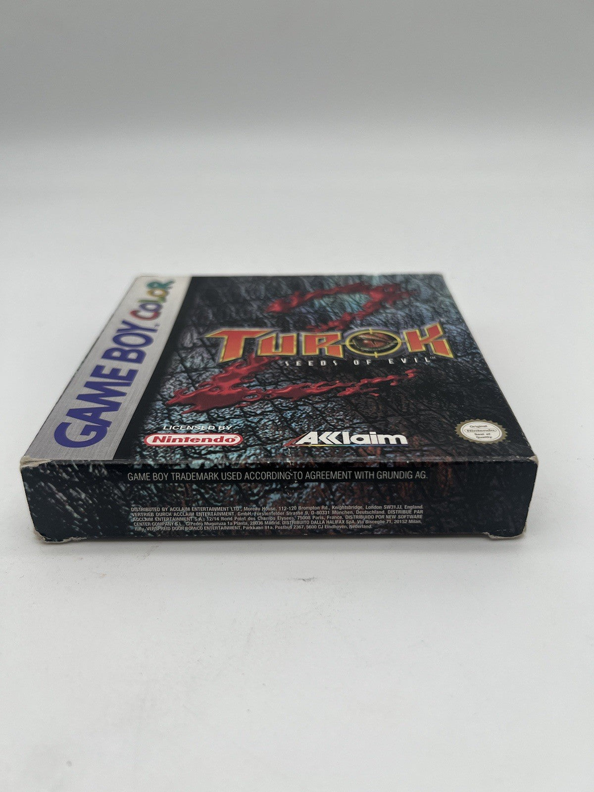 Turok 2 Seeds Of Evil - Nintendo Gameboy Color - OVP + Anleitung