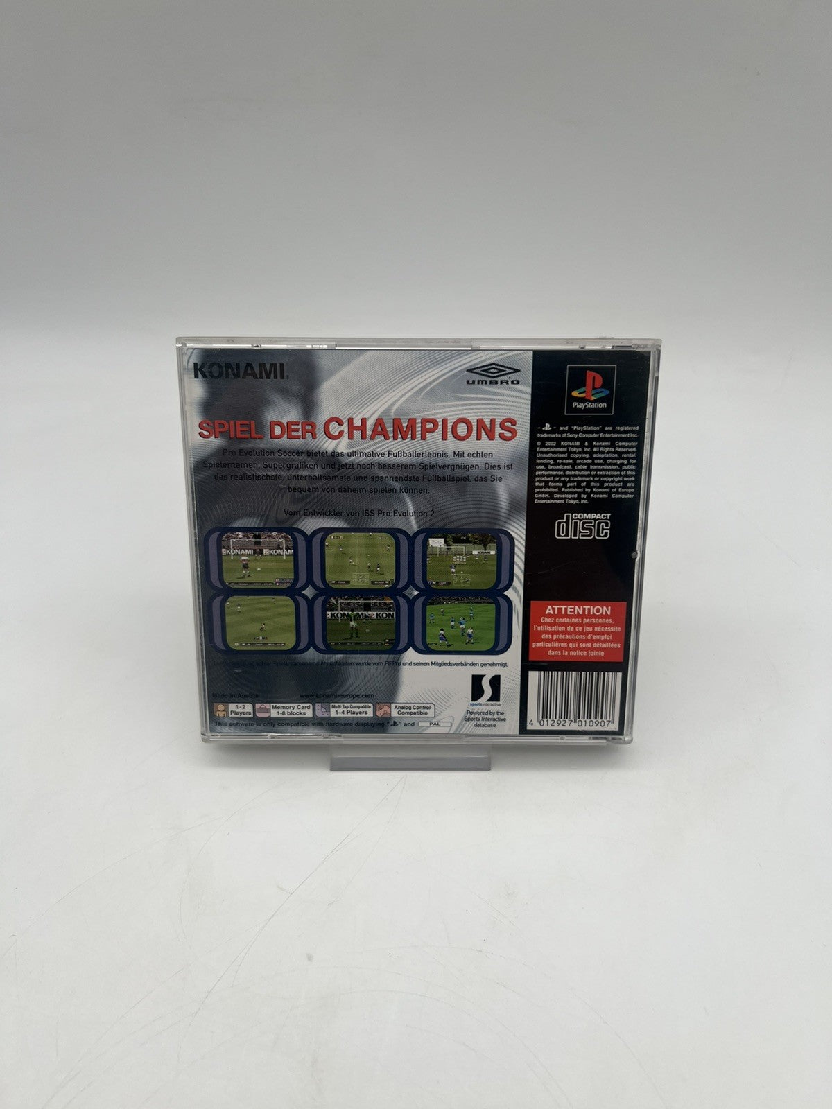 Pro Evolution Soccer 1 - Sony PlayStation 1 - PS1 - OVP + Anleitung