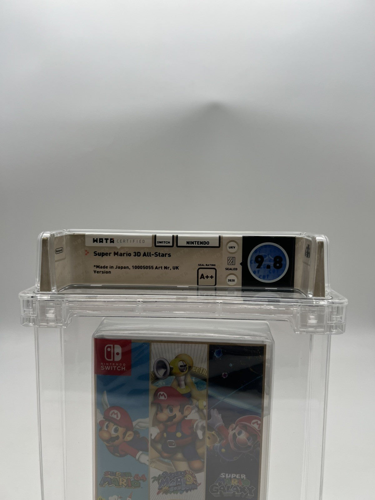 Super Mario 3D All-Stars Nintendo Switch WATA 9.8 A++ European Edition