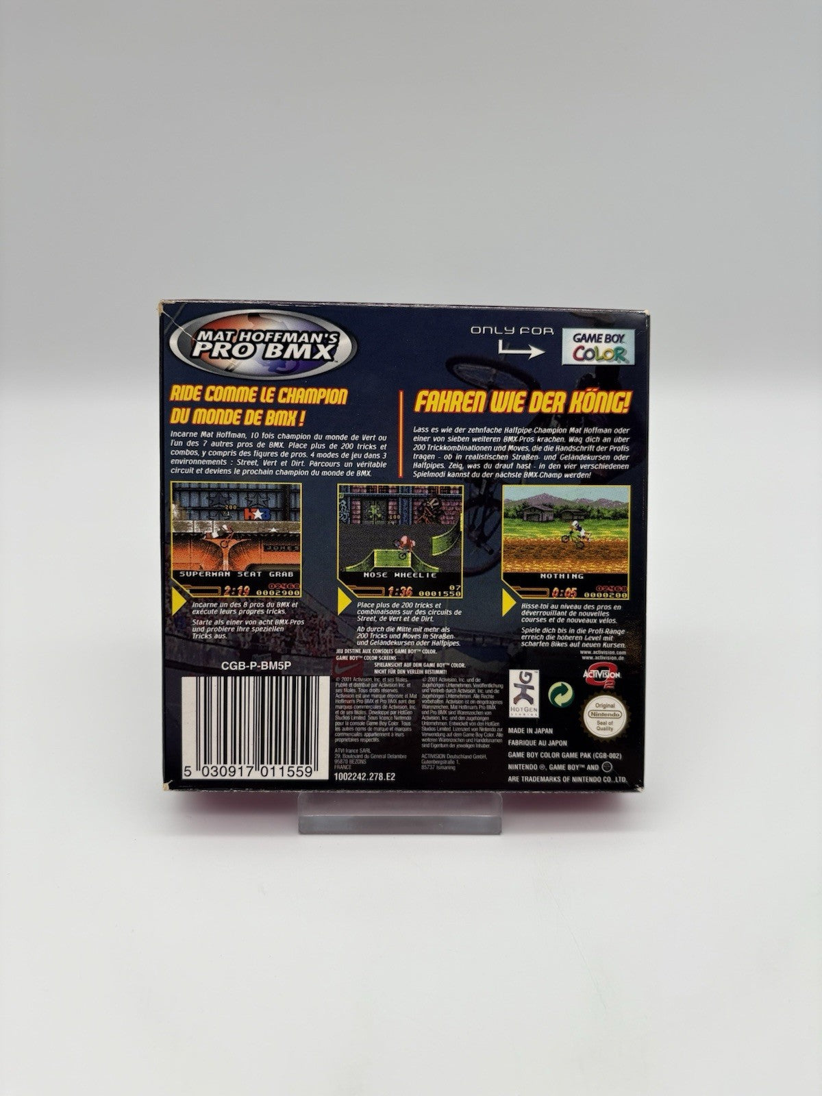 Mat Hoffman's pro Bmx (Nintendo GameBoy Color) - OVP + Anleitung