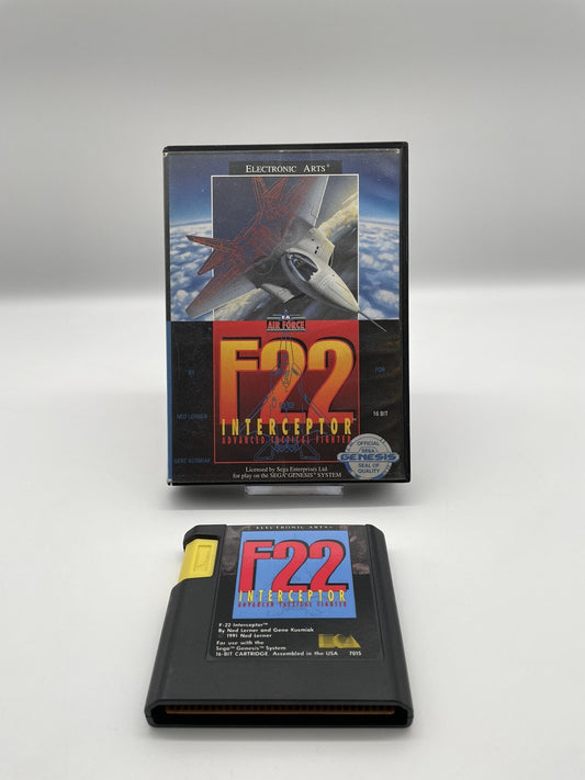 F22 Interceptor - Sega Mega Drive - OVP - Ohne Anleitung - Original