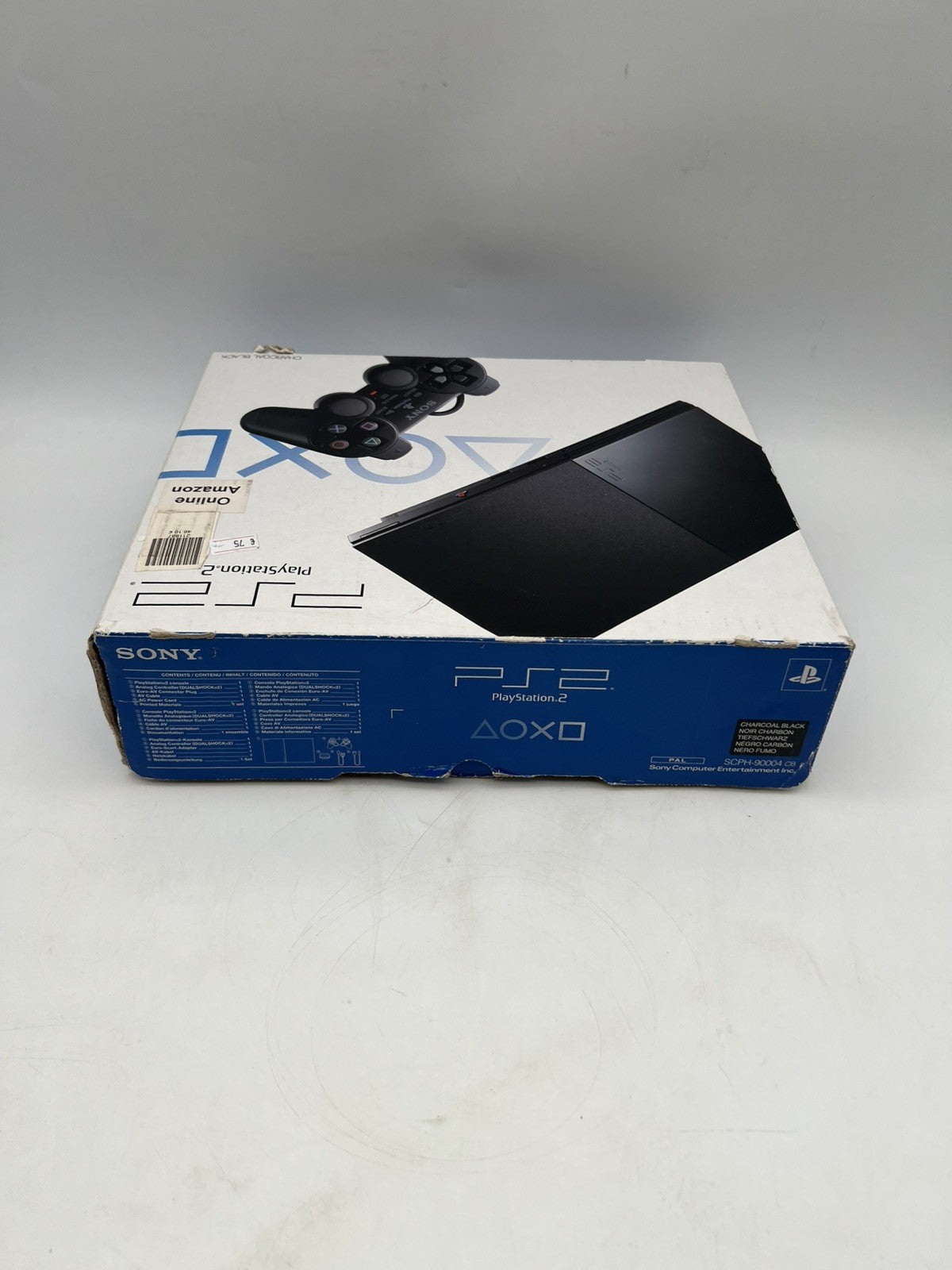 Sony PlayStation 2 PS2 Slim Leerkarton - Nur OVP - Ohne Konsole - Leerverpackung
