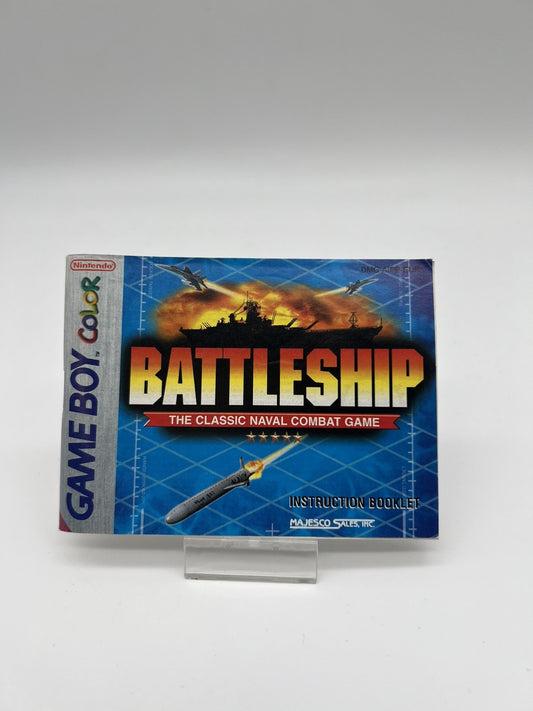 Battleship - Nintendo Gameboy Color - Nur Anleitung - Original