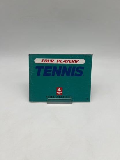 Four Players Tennis - Nintendo Nes - Nur Anleitung