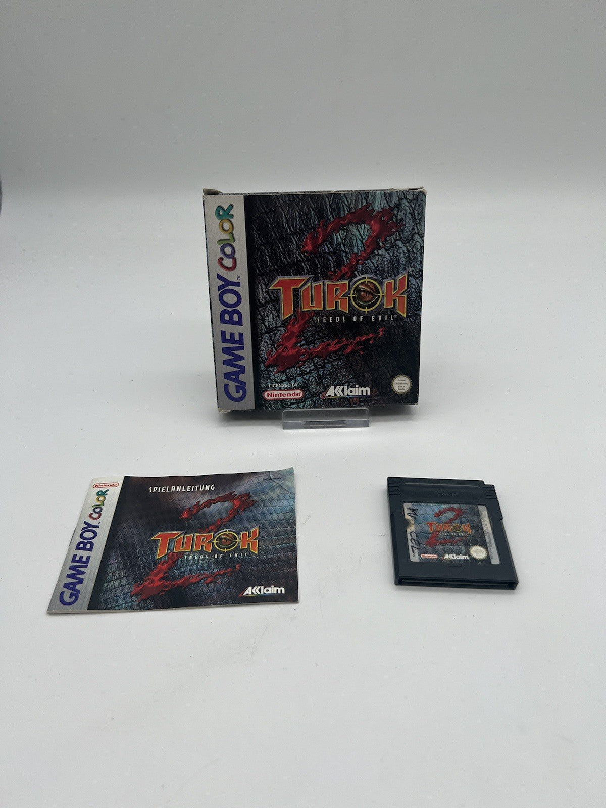 Turok 2 Seeds Of Evil - Nintendo Gameboy Color - OVP + Anleitung