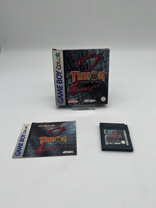 Turok 2 Seeds Of Evil - Nintendo Gameboy Color - OVP + Anleitung