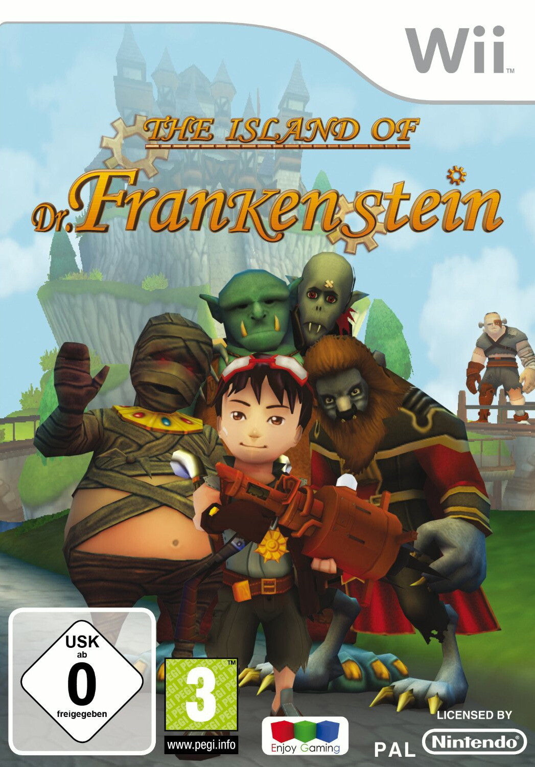 The Island of Dr. Frankenstein (Nintendo Wii) - OVP + Anleitung