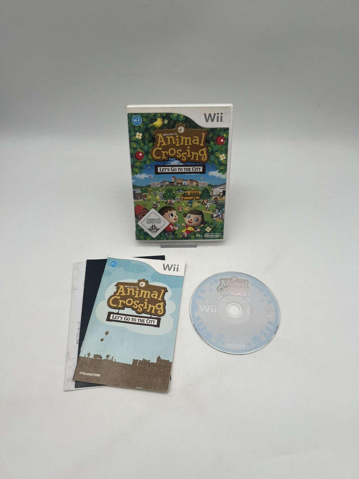 Animal Crossing Let's Go to The City - Nintendo Wii - OVP + Anleitung