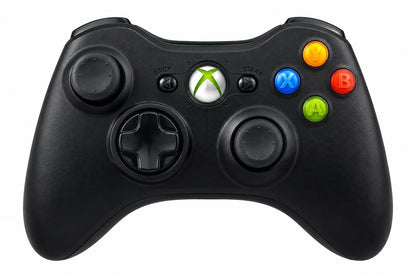 Original Microsoft Xbox 360 Wireless Controller Schwarz Modell 1403 Gamepad