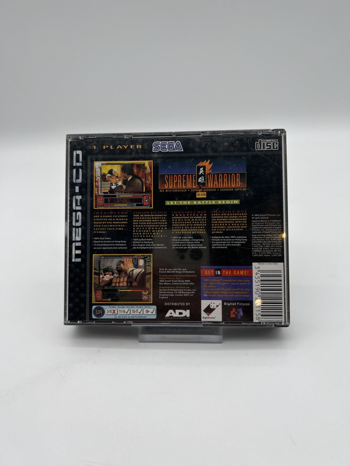 Supreme Warrior - SEGA Mega CD - OVP + Anleitung