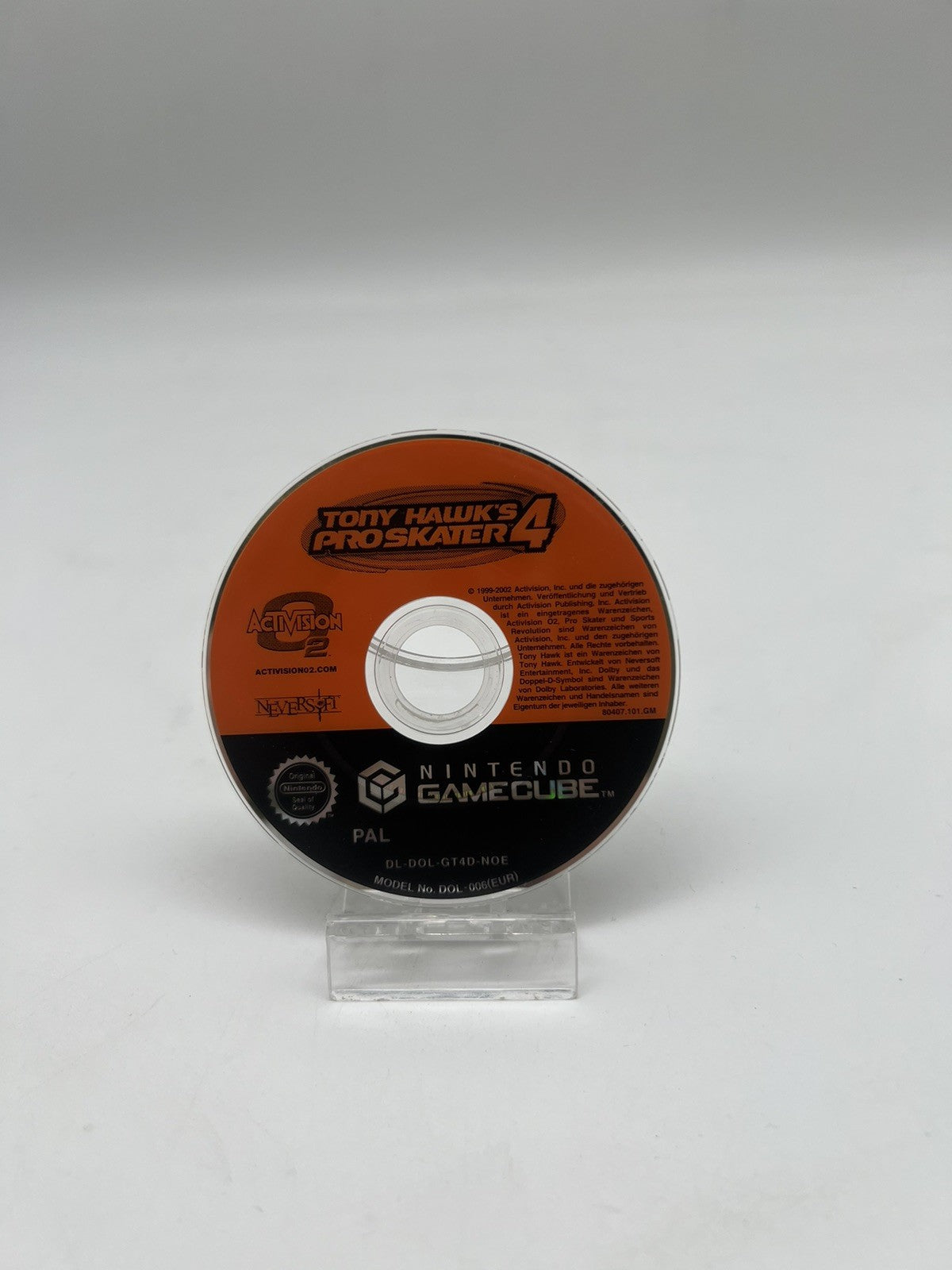 Tony Hawk's Pro Skater 4 - Nintendo GameCube - Nur CD