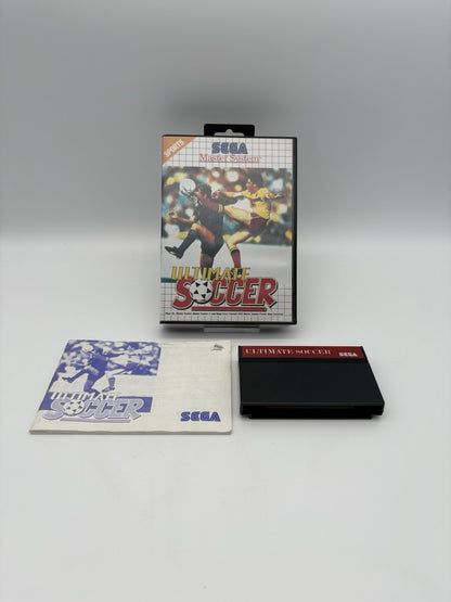 Sega Master System - Ultimate Soccer - OVP + Anleitung- Original
