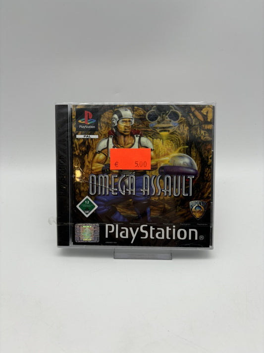 Omega Assault - Sony Playstation 1 - PS1 - NEU & Sealed - OVP beschädigt