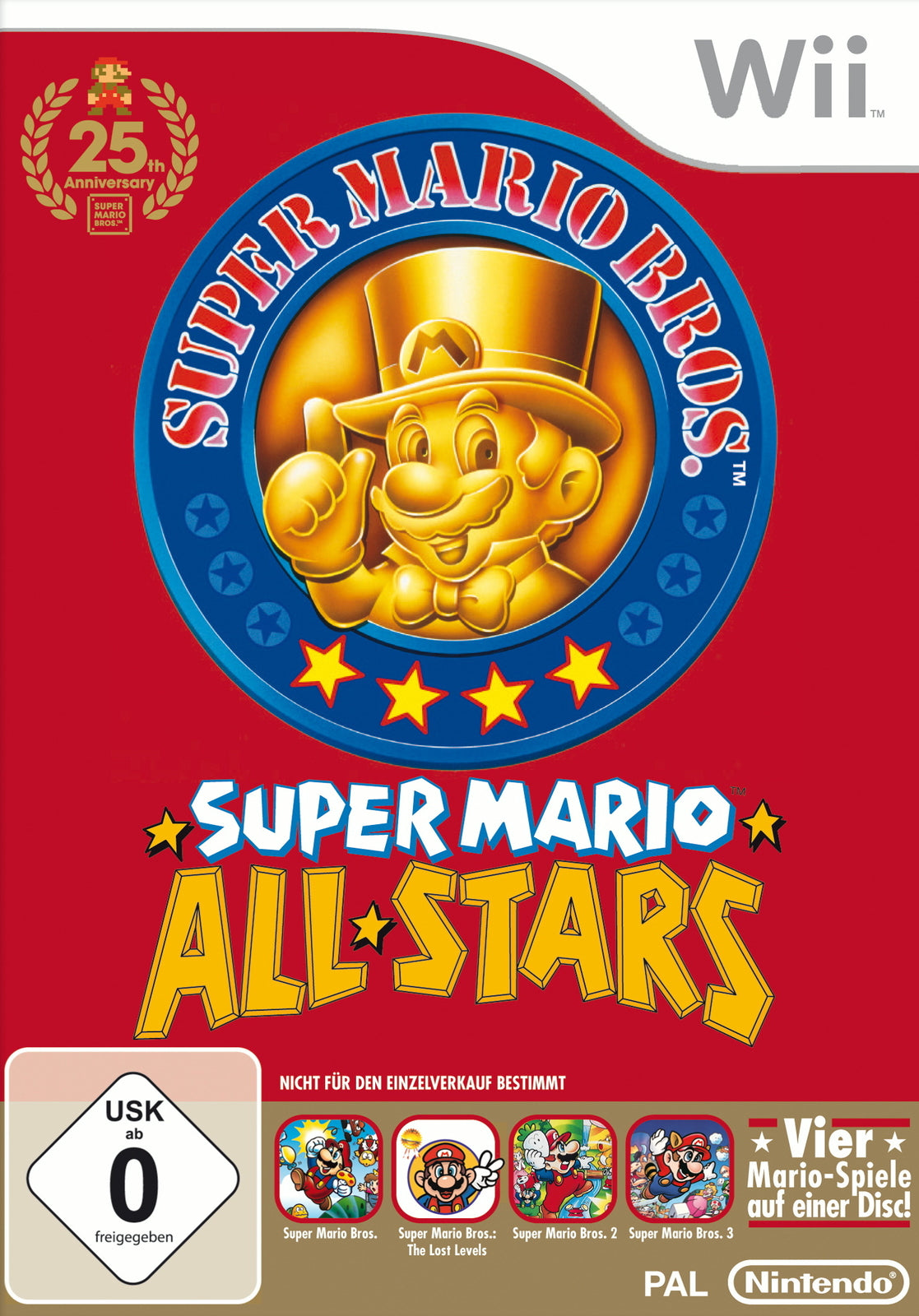 Super Mario All-Stars - 25 Jahre: Jubiläumsedition Nintendo Wii + Mario History