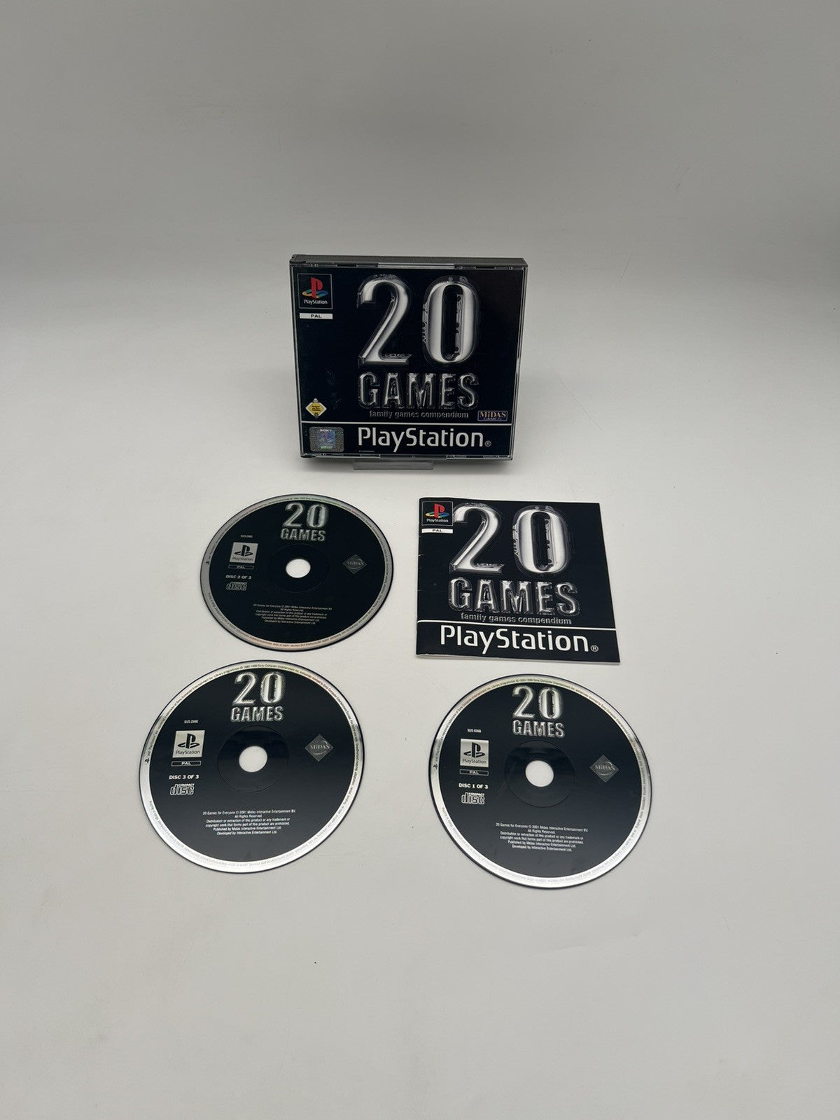 20 Games für jeden - Sony PlayStation 1 - PS1 - OVP + Anleitung - Big Box