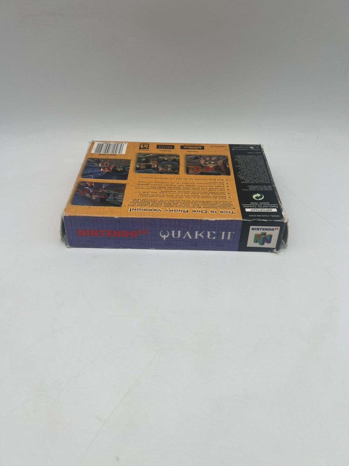 Quake 2 Nintendo 64 - N64 - Leerkarton - OVP + Anleitung - Ohne Spiel
