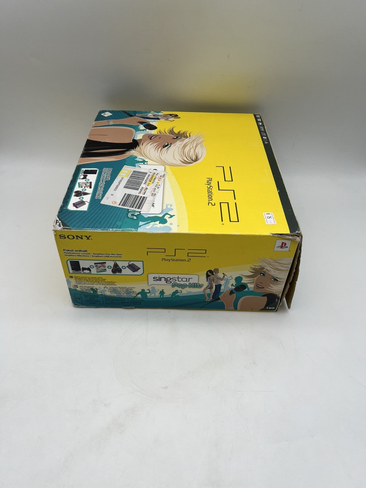 Sony PlayStation 2 PS2 Slim Leerkarton Nur OVP - Ohne Konsole - Singstar Edition