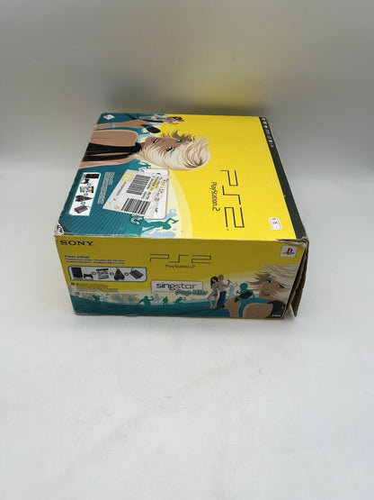 Sony PlayStation 2 PS2 Slim Leerkarton Nur OVP - Ohne Konsole - Singstar Edition